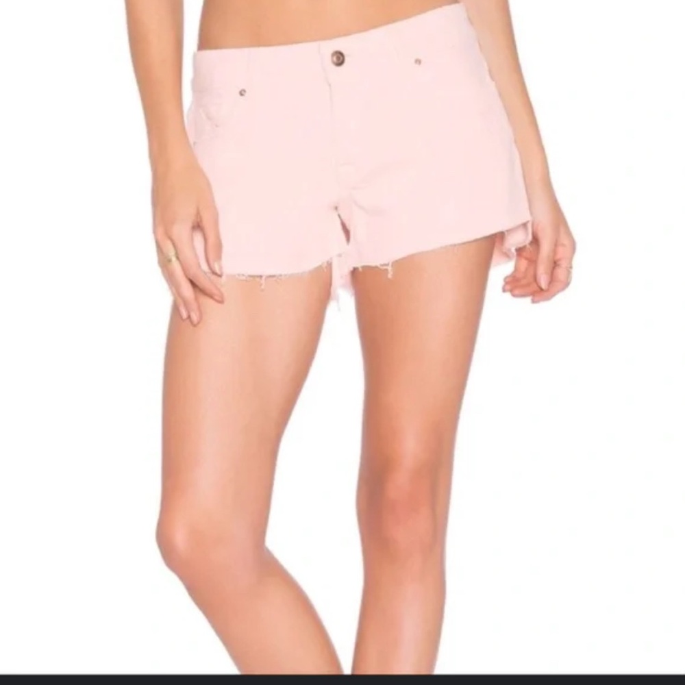 DL1961 Renee Cutoff Shorts - Light Pink - Size 27